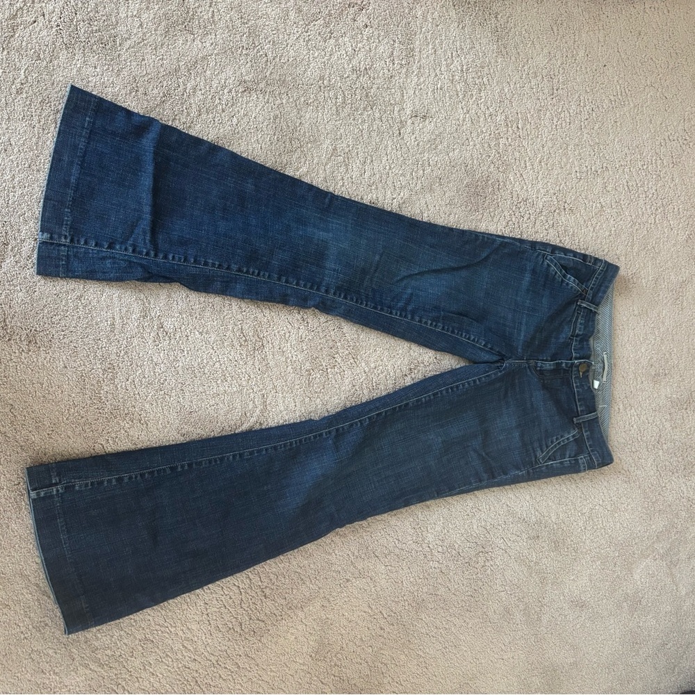 GAP Blue Flare Wide Leg Jeans
